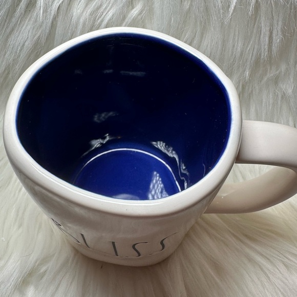 Rae Dunn Bliss Mug with blue interior - Picture 2 of 4